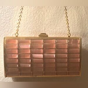 Elegant Gold Chain Clutch